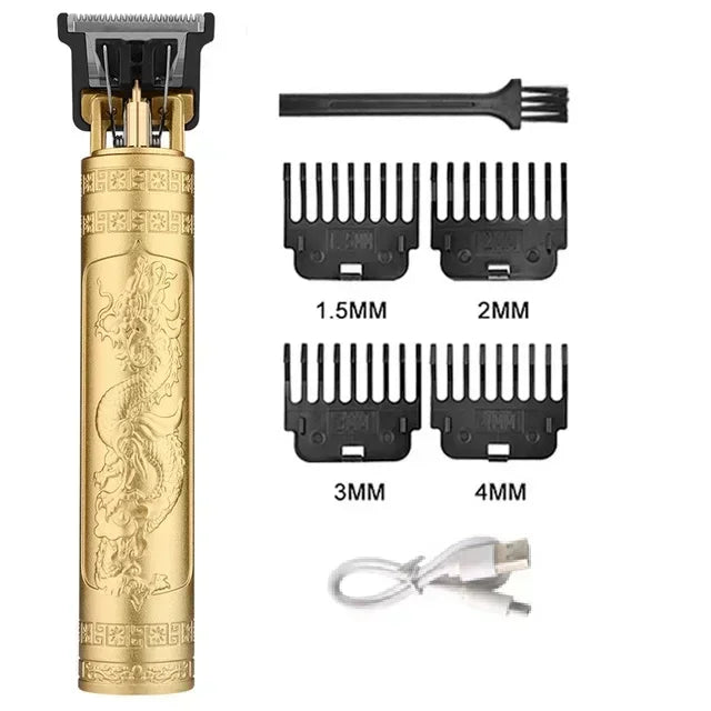 T9 Máquina de corte de cabelo profissional sem fio Aparador de cabelo elétrico com tela digital Máquina de cortar cabelo Barbeador de barba masculino Barbeiro para homens