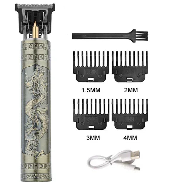 T9 Máquina de corte de cabelo profissional sem fio Aparador de cabelo elétrico com tela digital Máquina de cortar cabelo Barbeador de barba masculino Barbeiro para homens