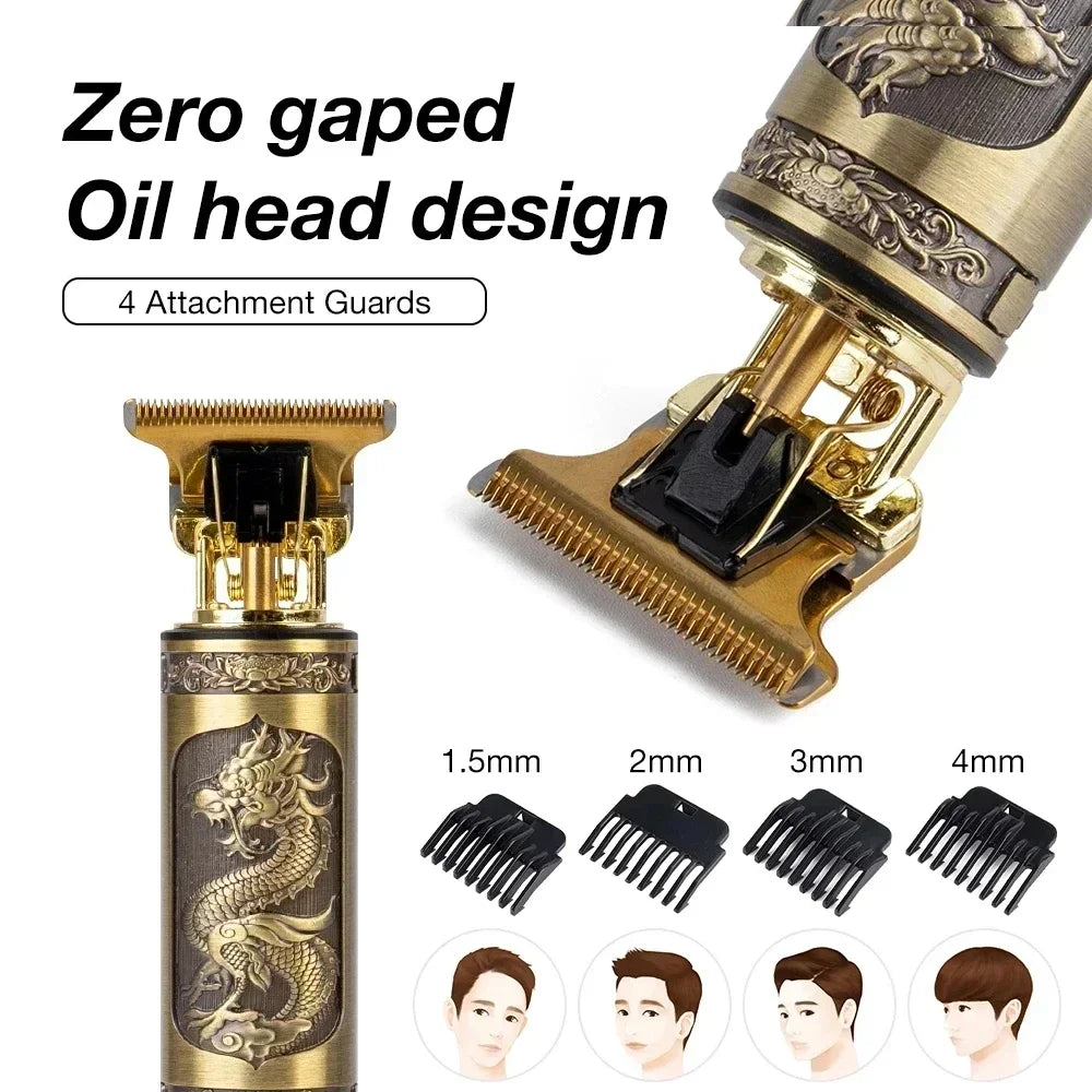 T9 Máquina de corte de cabelo profissional sem fio Aparador de cabelo elétrico com tela digital Máquina de cortar cabelo Barbeador de barba masculino Barbeiro para homens